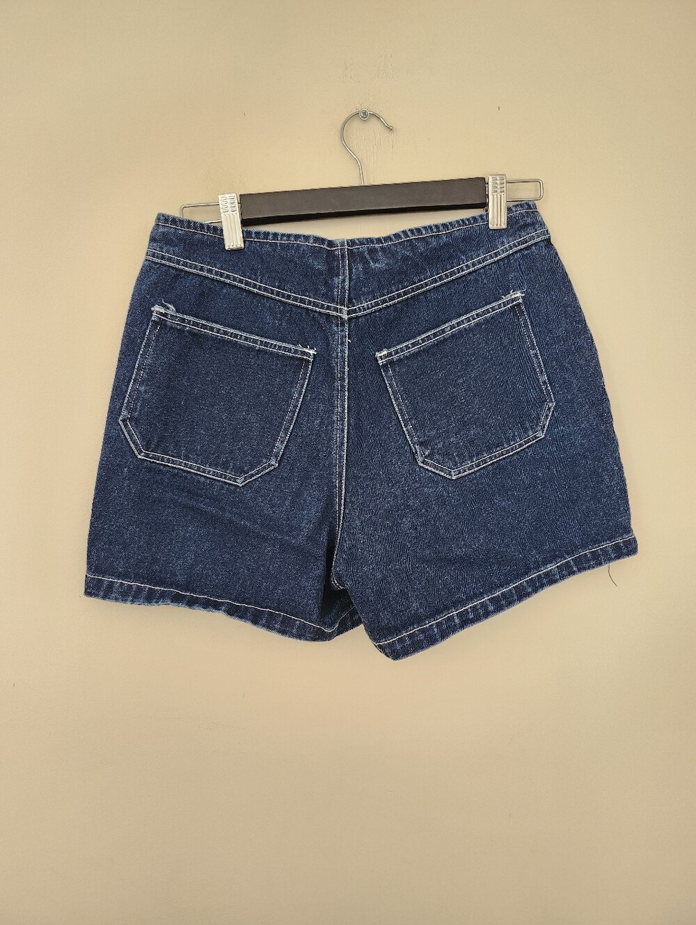 Reitmans Dark Wash Denim Utility Shorts Women's Size M - Picture 3 of 6
